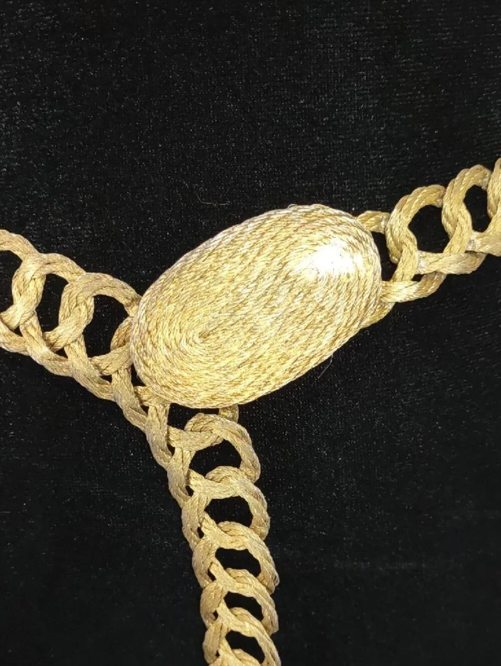 Vintage Woven Wire Belt